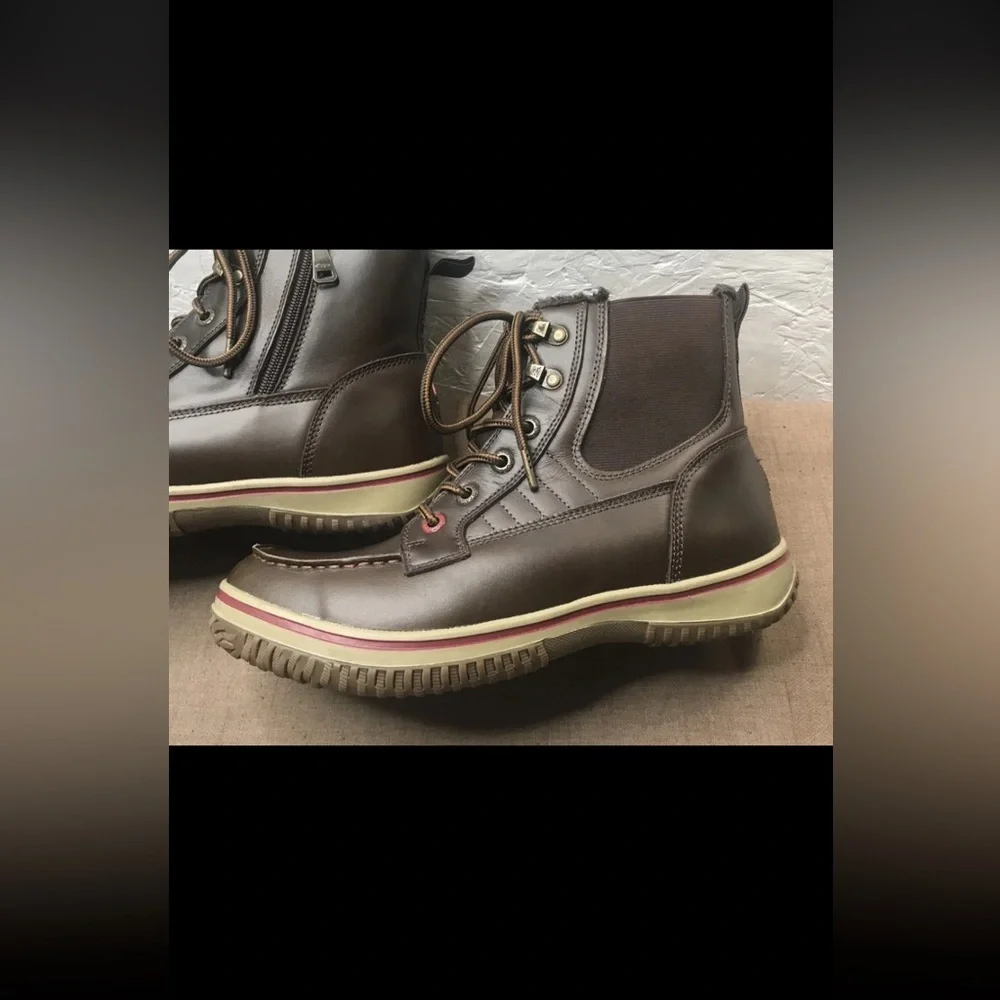 Excellent Pajar Grainger Men's 9-9.5 Boots Brown Leather Waterproof Insulated